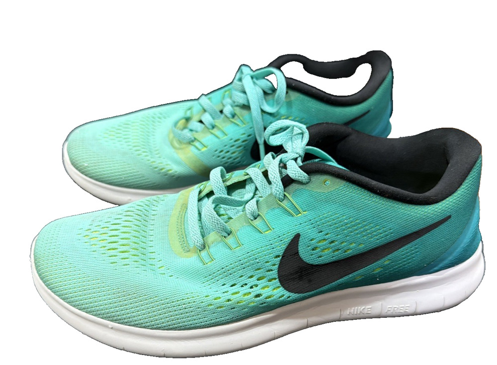 Nike Free RN Teal Mint Running Sneakers Women’s 8.5